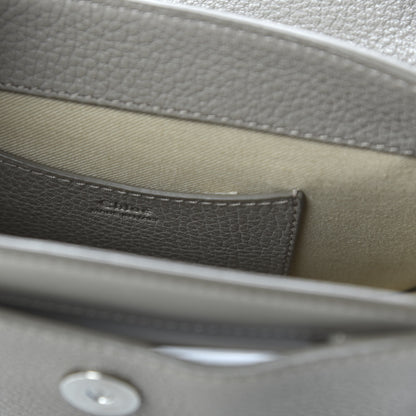 Chloe Grained Calfskin Small Tess Bag Motty Grey 8 of 9