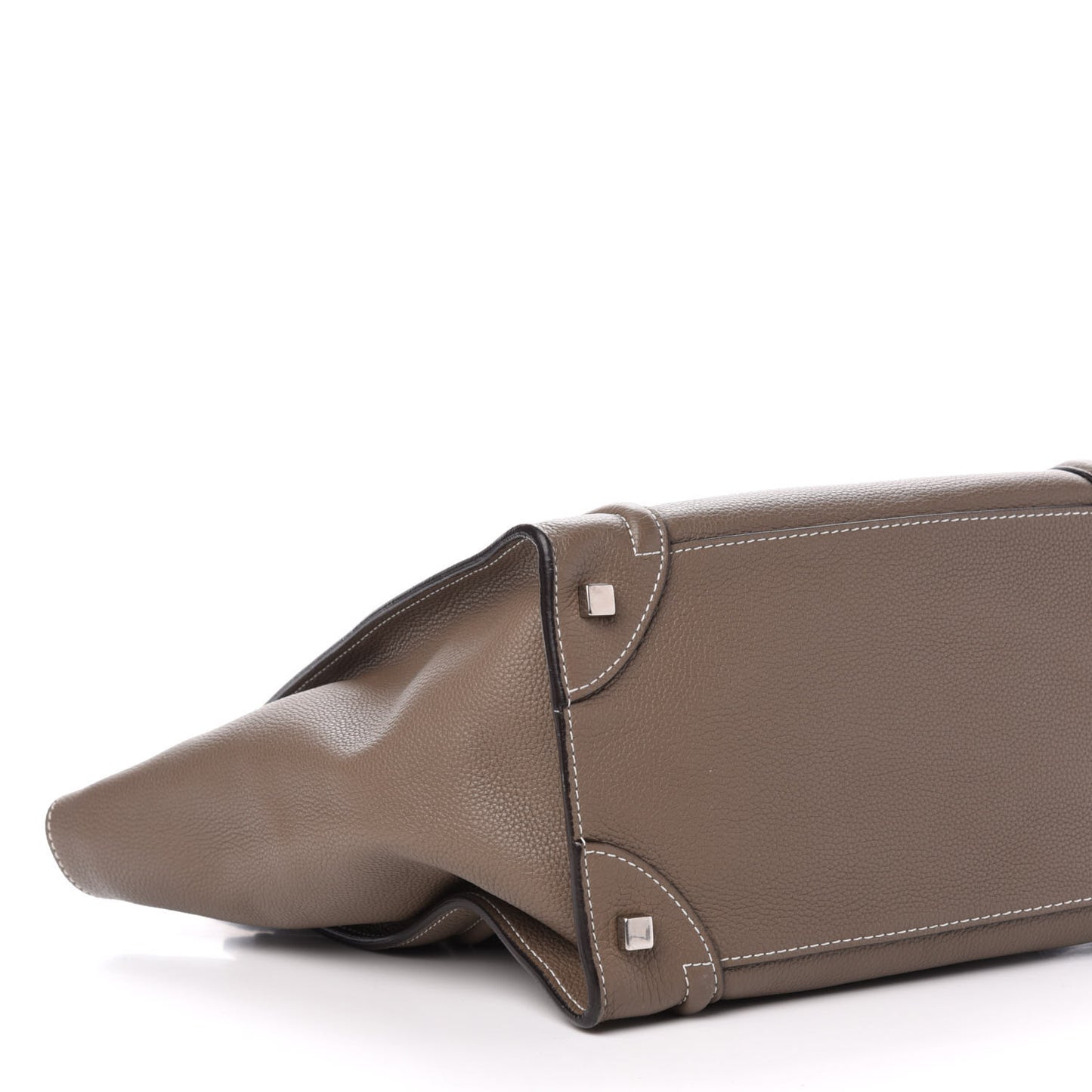 Drummed Calfskin Mini Luggage Souris