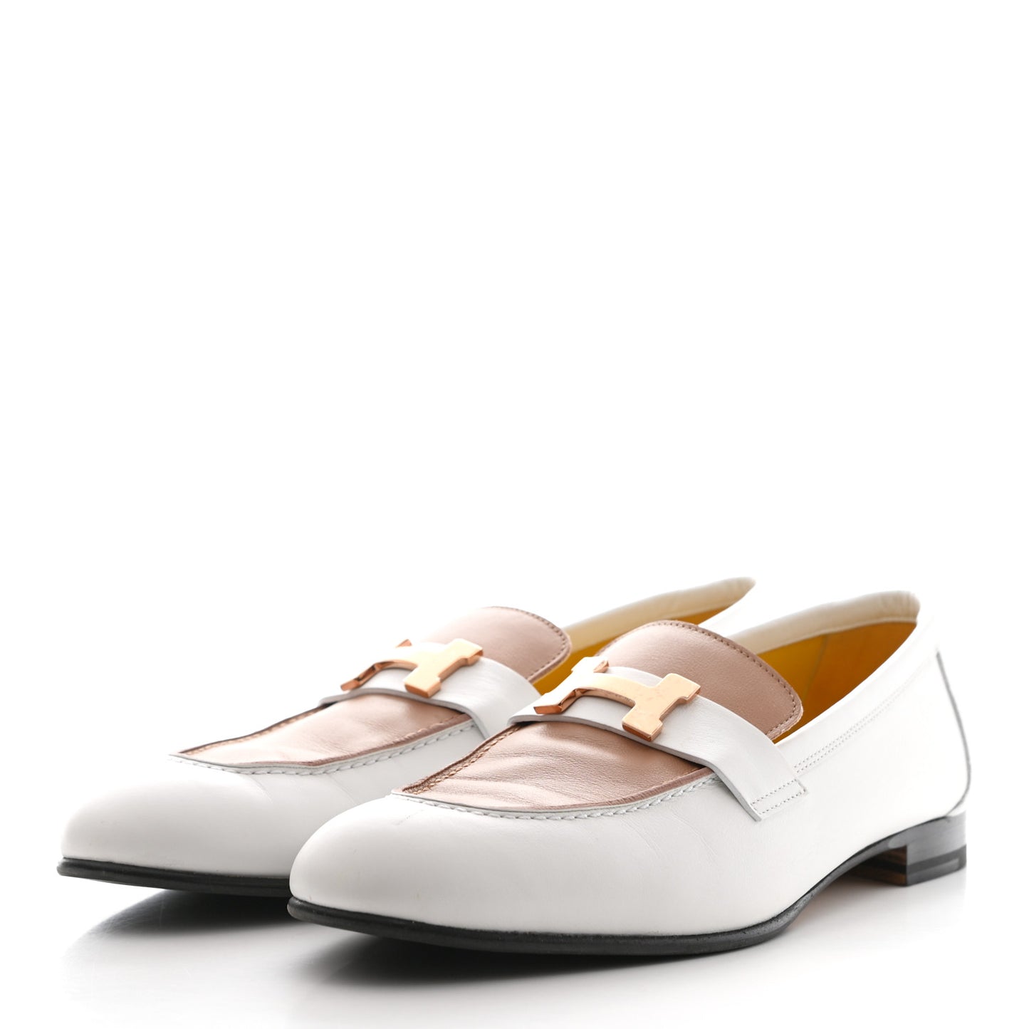 Calfskin Womens Paris Loafers 39 White Bois De Santal