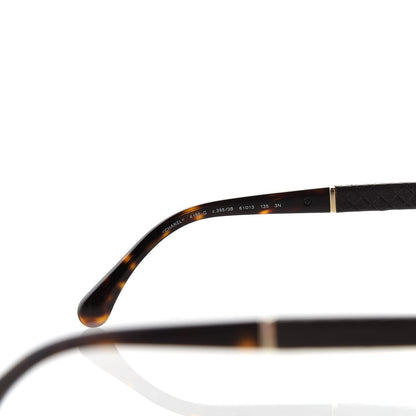 Chanel Lambskin Quilted CC Aviator Sunglasses 4195-Q Brown 5 of 9