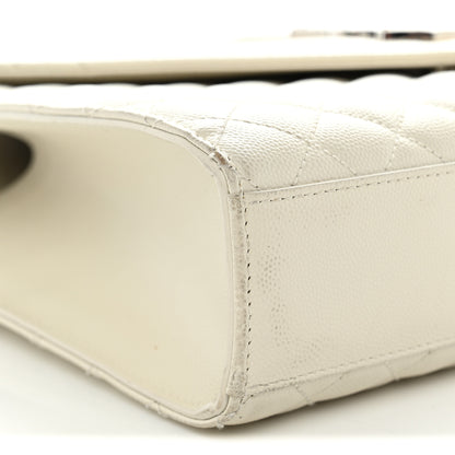 Saint Laurent Grain De Poudre Large Tri-Quilt Monogram Satchel Porcellana 9 of 11