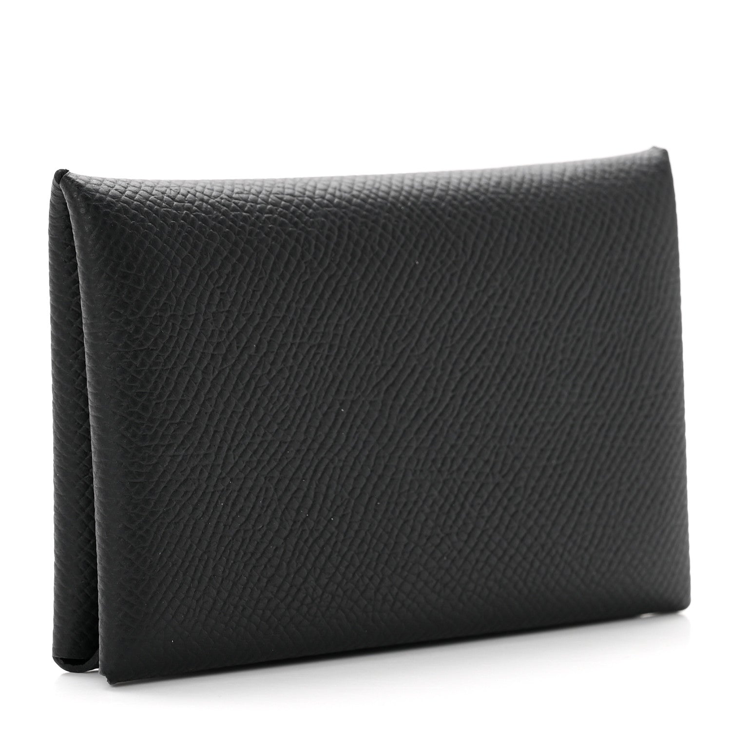 Hermes Epsom Calvi Card Case Black 3 of 6