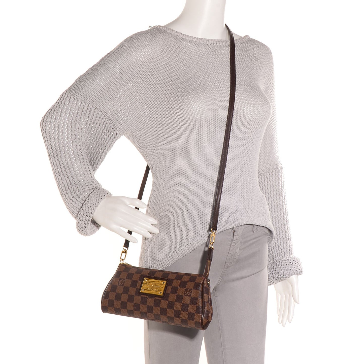 Damier Ebene Eva Clutch
