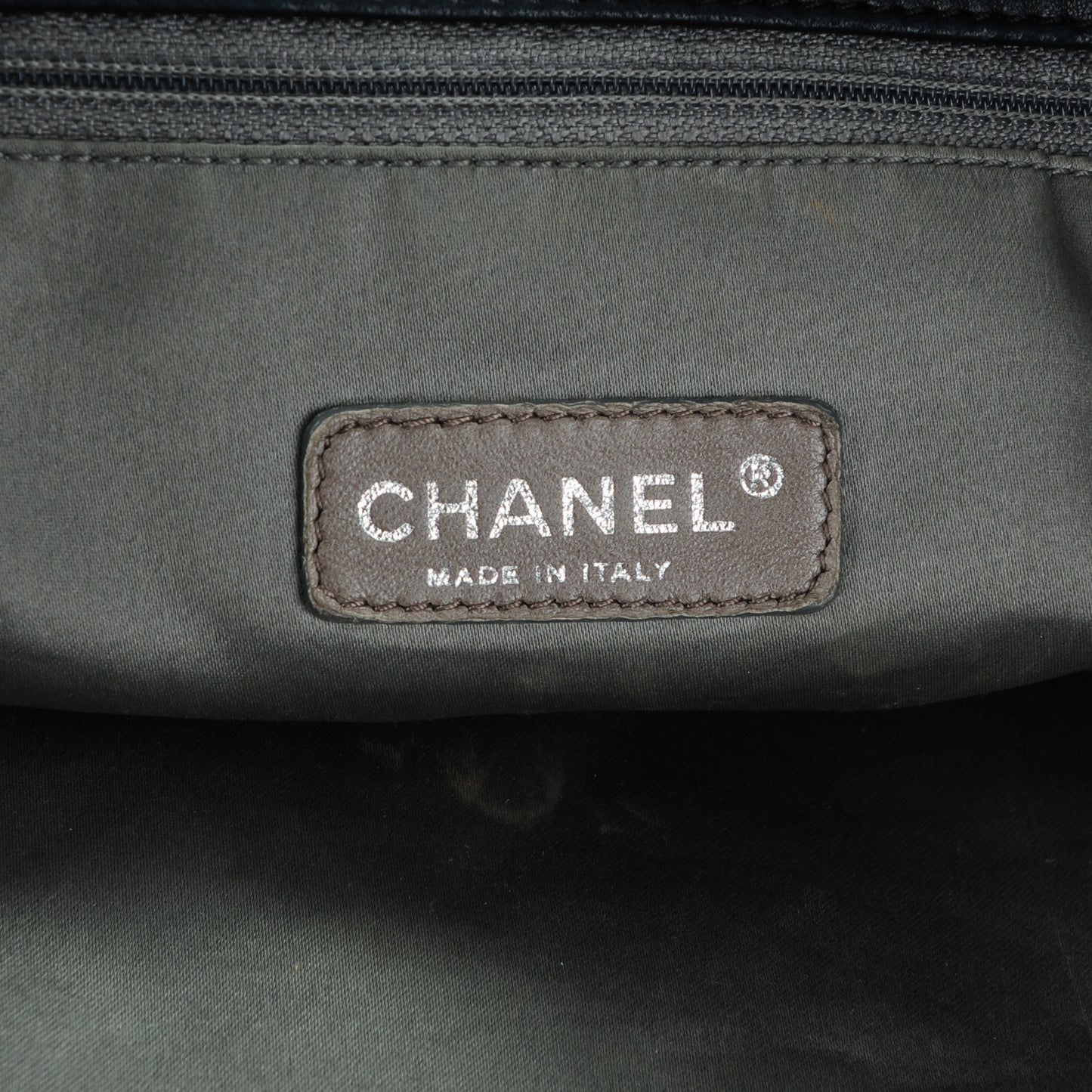 Patent Patchwork Large Brooklyn Tote Black