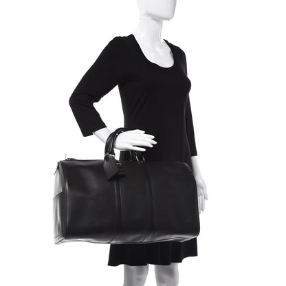 Louis Vuitton Epi Keepall 45 Black 2 of 13