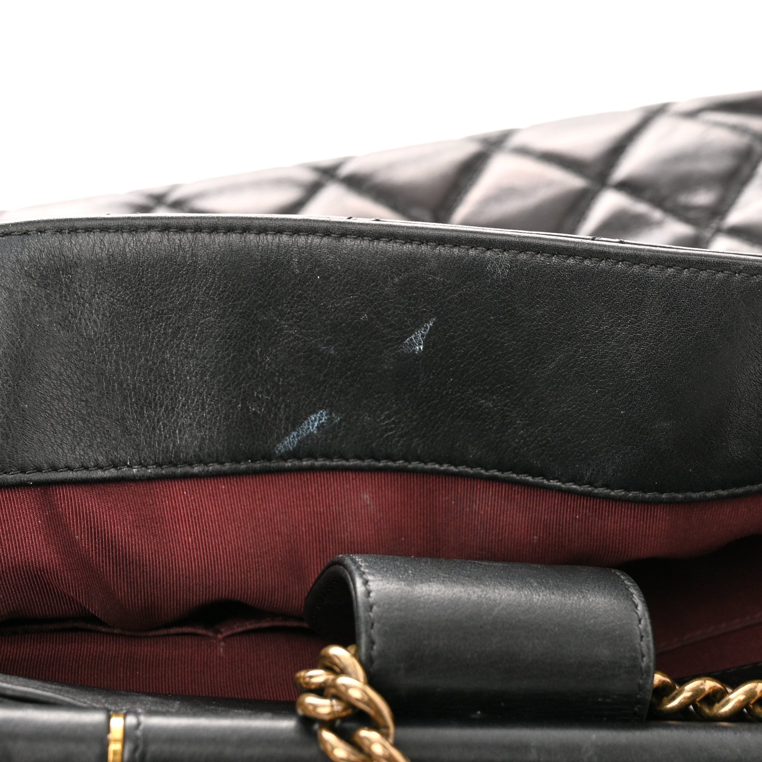 Chanel leather shoulder bag black 14 of 14