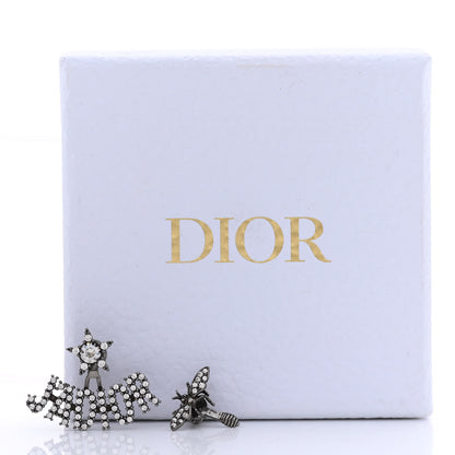 Christian Dior Palladium Crystal J'adior Earrings 5 of 5