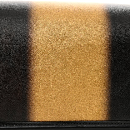 Chanel Metallic Glazed Calfskin Medium Boy Flap Black Gold 12 of 13