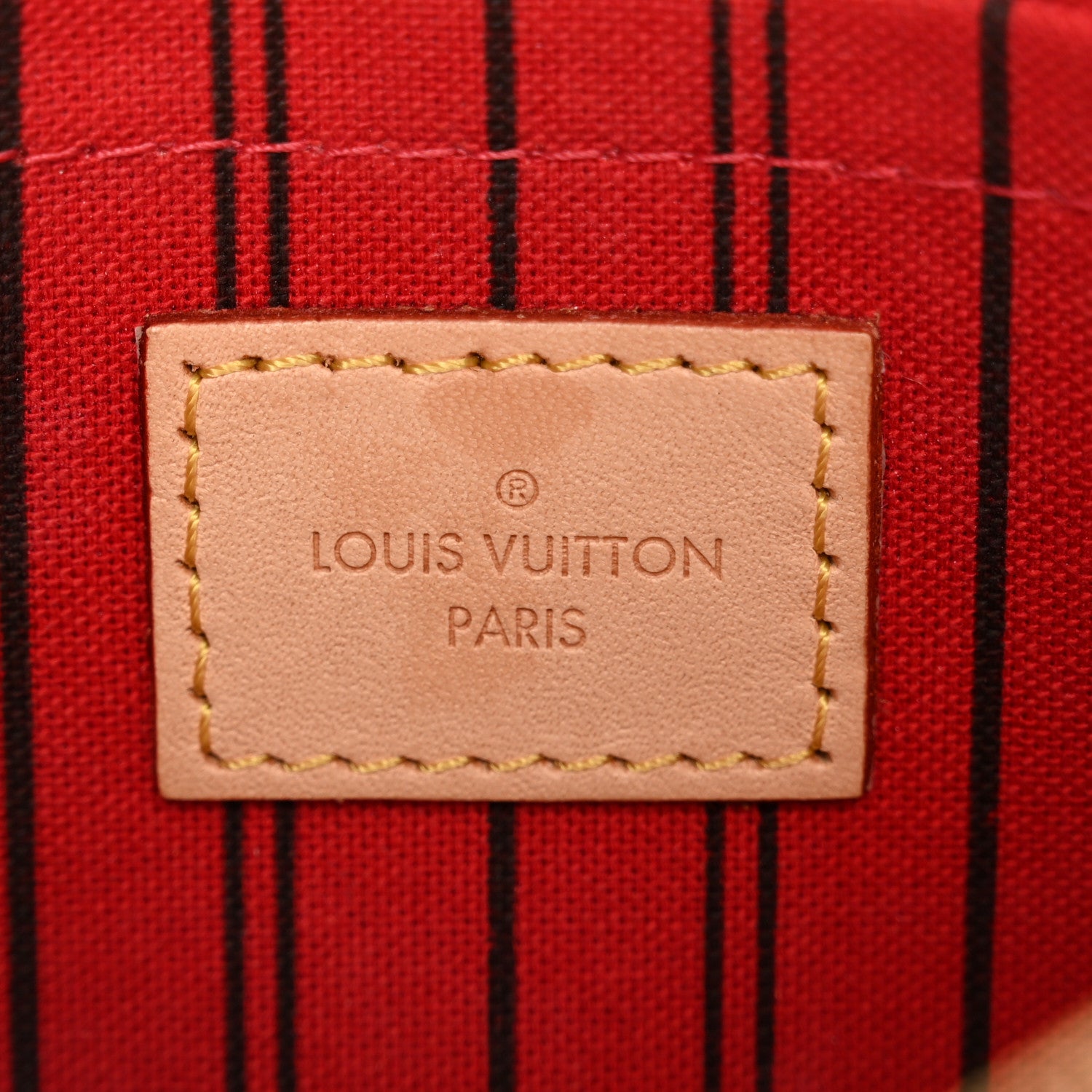 Louis Vuitton Monogram Neverfull MM GM Pochette Cherry 6 of 8