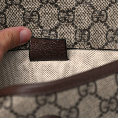 Gucci GG Supreme Monogram Neo Vintage Web Belt Bag Brown 7 of 11