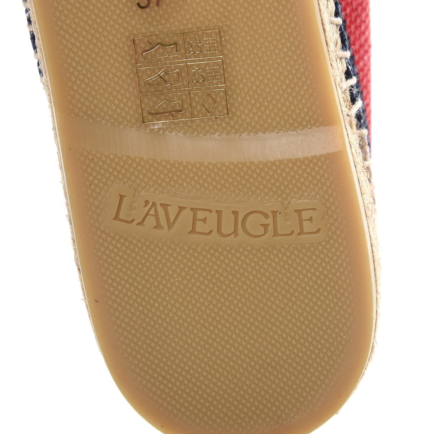 Canvas Sylvie Stripe Logo Womens Espadrilles 37 Mystic White Hibiscus Red Maritime