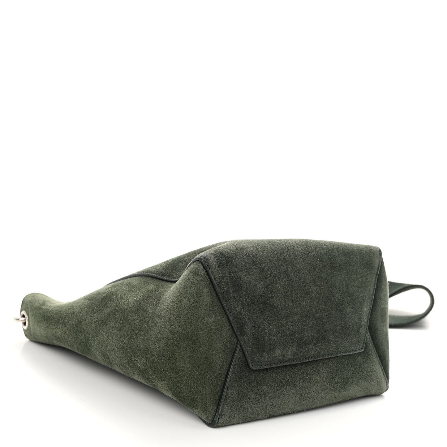 Suede Calfskin Sangle Bucket Bag Amazone