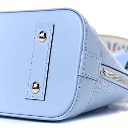 Louis Vuitton Epi Jacquard Alma BB Bleu Nuage 6 of 9