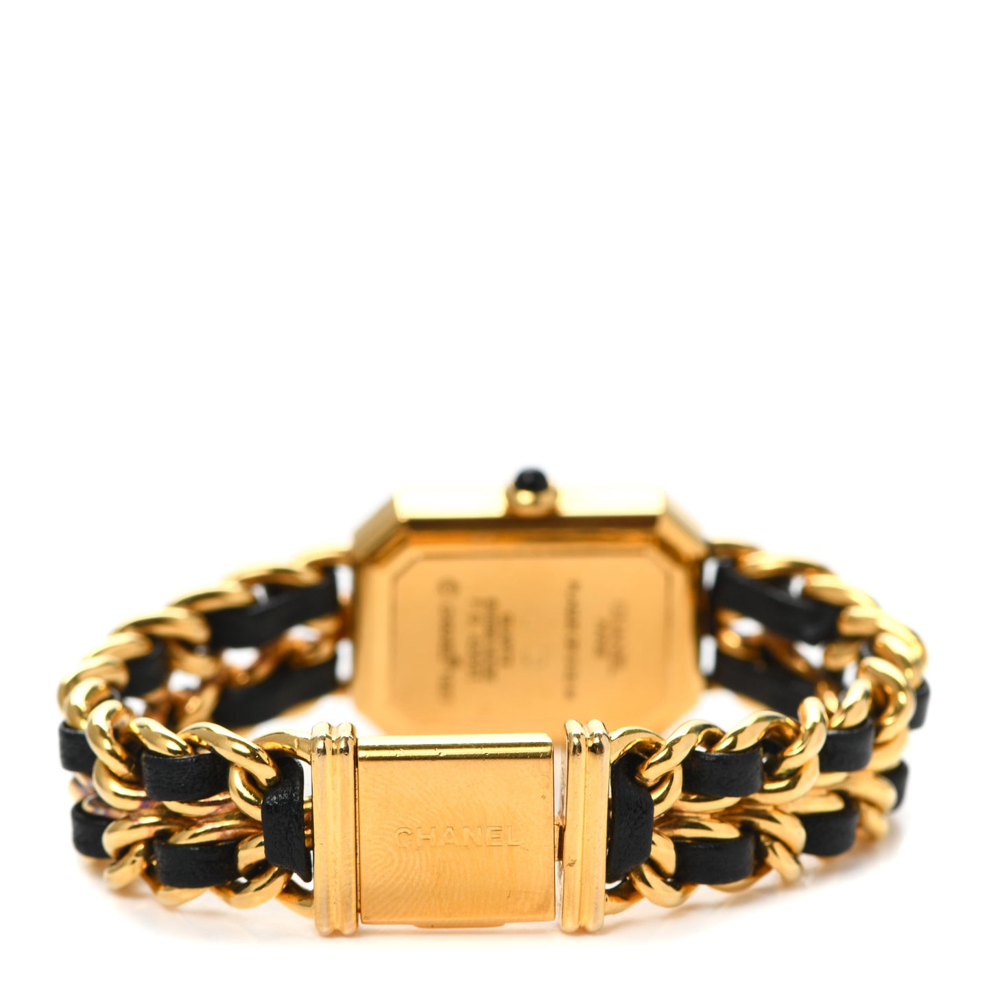 Stainless Steel Lambskin 20mm Chain Premiere Quartz Watch Gold M
