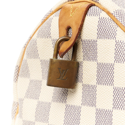 Louis Vuitton Damier Azur Speedy 30 8 of 15