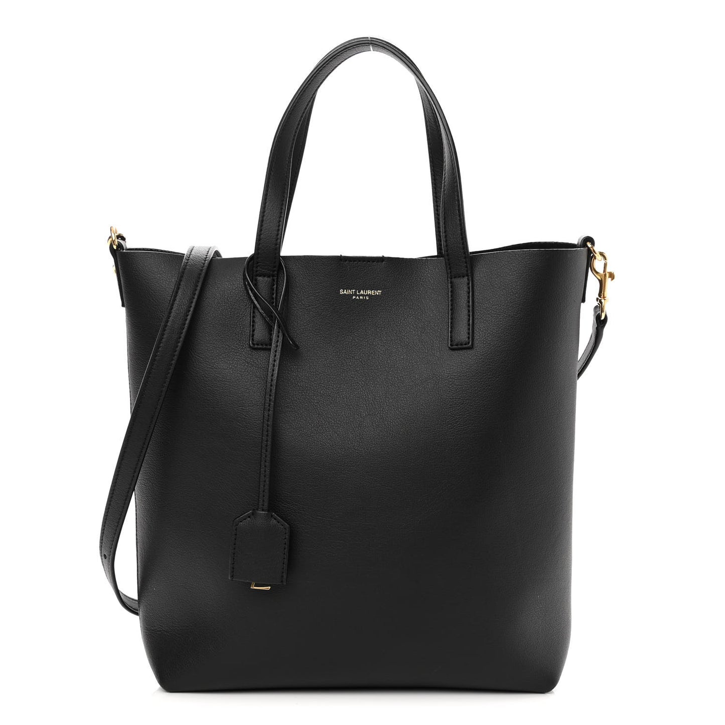Calfskin Toy Shopping Tote Black