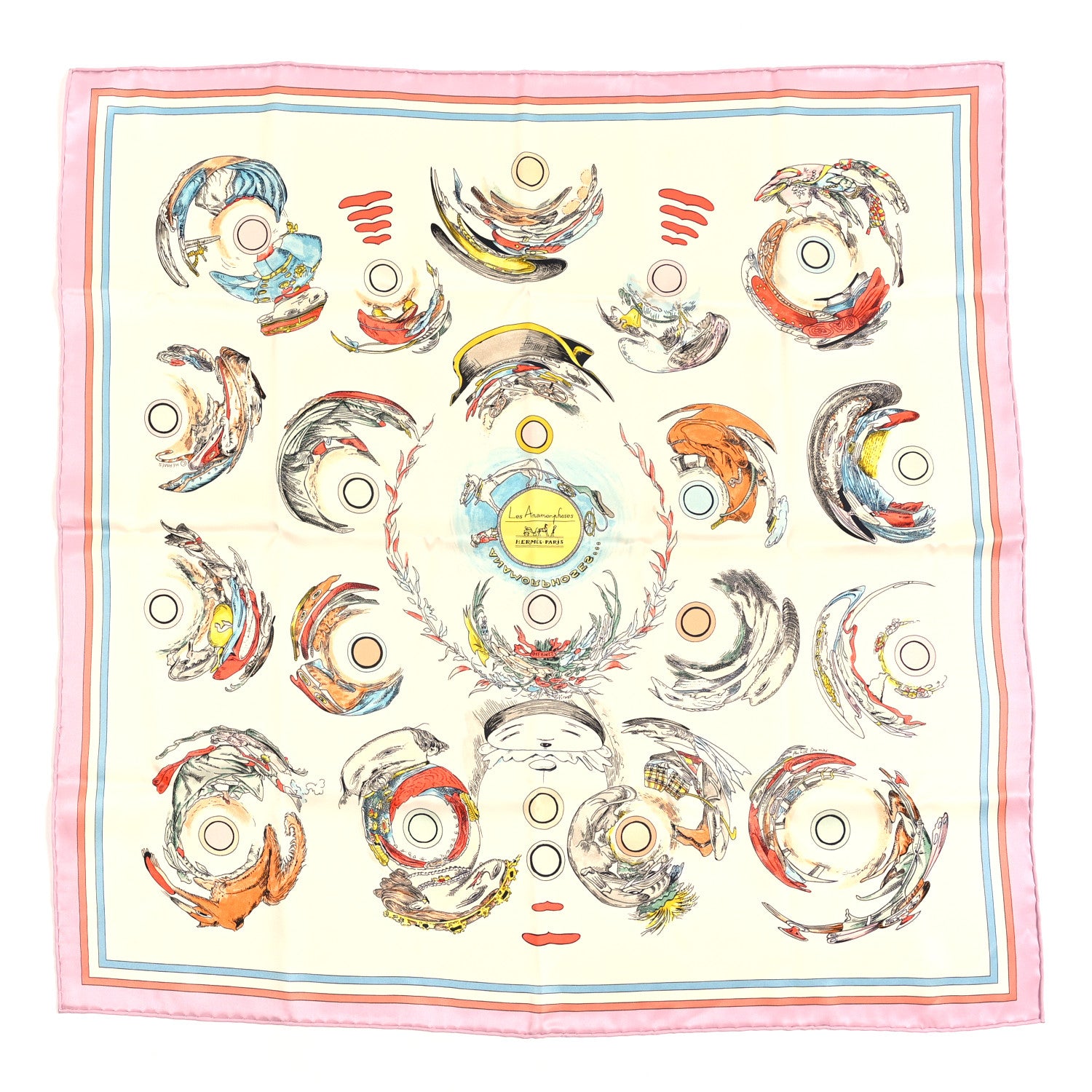Hermes Silk Les Anamorphoses Scarf 70 1 of 3