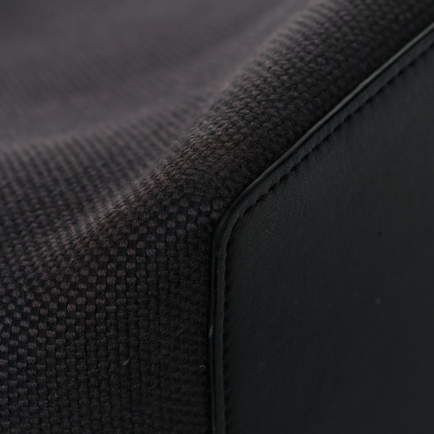 Loewe Canvas Calfskin Anagram Tote Anthracite 10 of 13