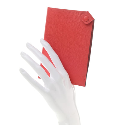 Hermes Epsom Tarmac PM Passport Holder Rose Jaipur 2 of 8