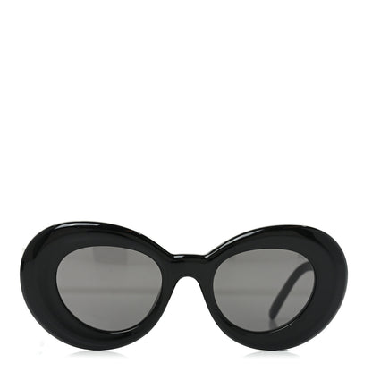 Loewe Acetate Curvy Round Sunglasses LW40112I Black 2 of 7