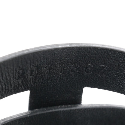 Hermes Calfskin Epsom Amica Sandals 35 Black 9 of 11
