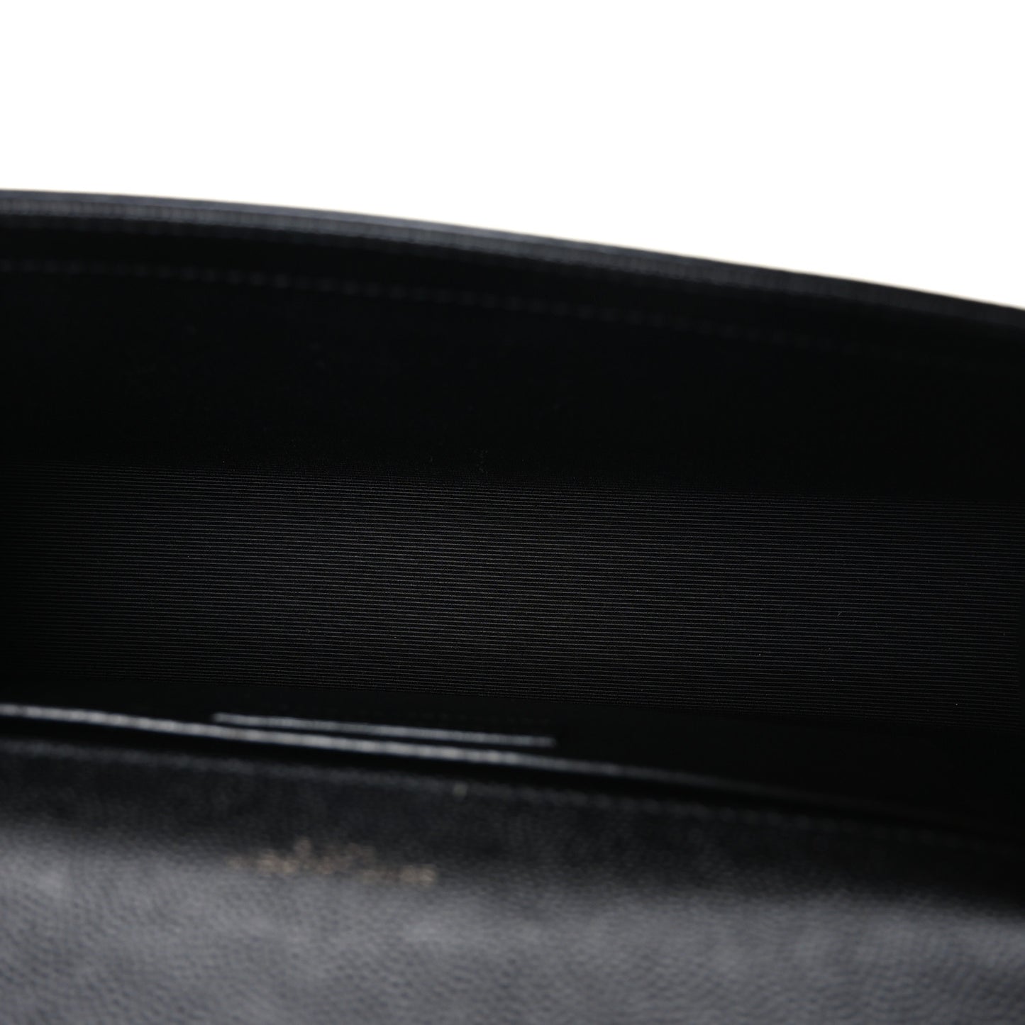 Grain De Poudre Medium Classic Monogram Monochrome Kate Satchel Black