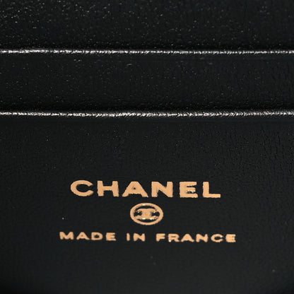 Chanel Lambskin Quilted Small Pillow Crush Vanity Case With Chain Black 6 of 11