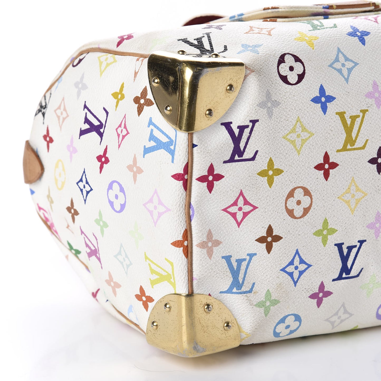 Monogram Multicolor Speedy 30 White