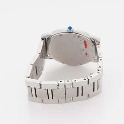 Cartier Stainless Steel 36mm Ronde Solo Quartz Watch 3 of 4