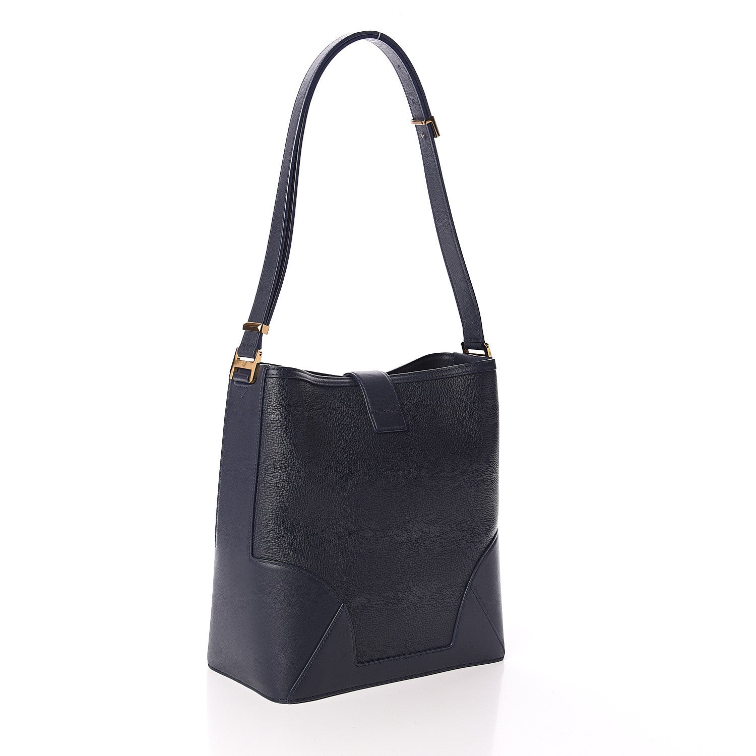 MCM Calfskin Claudia Crossbody Bag True Navy 2 of 8