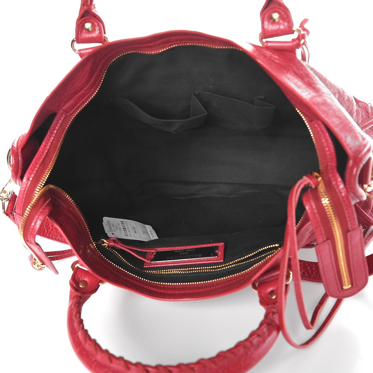 Balenciaga Agneau Classic Gold Hardware City Rouge Sapphire 5 of 7