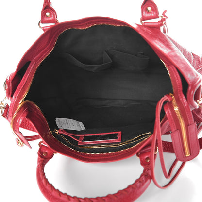 Balenciaga Agneau Classic Gold Hardware City Rouge Sapphire 5 of 7