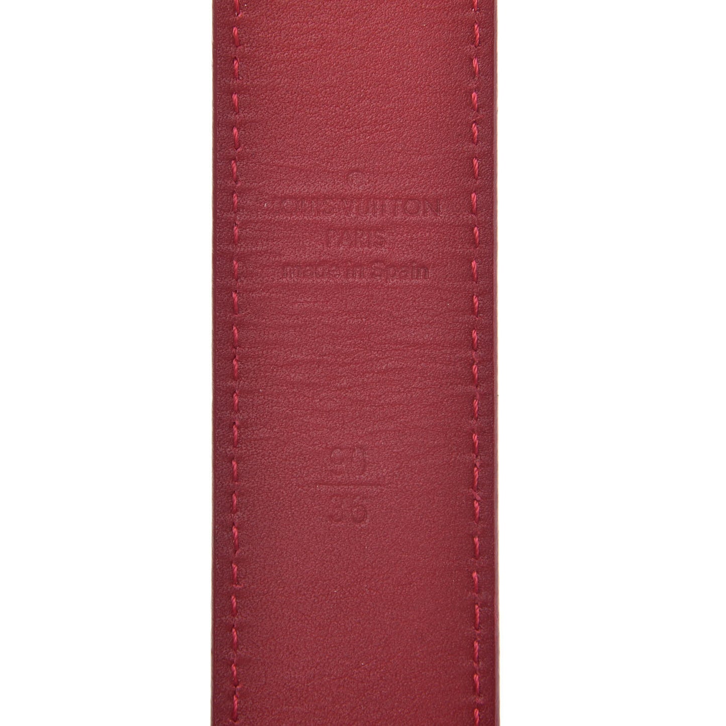 Monogram Multicolor LV Cut Reversible Belt 90 36 White Grenade