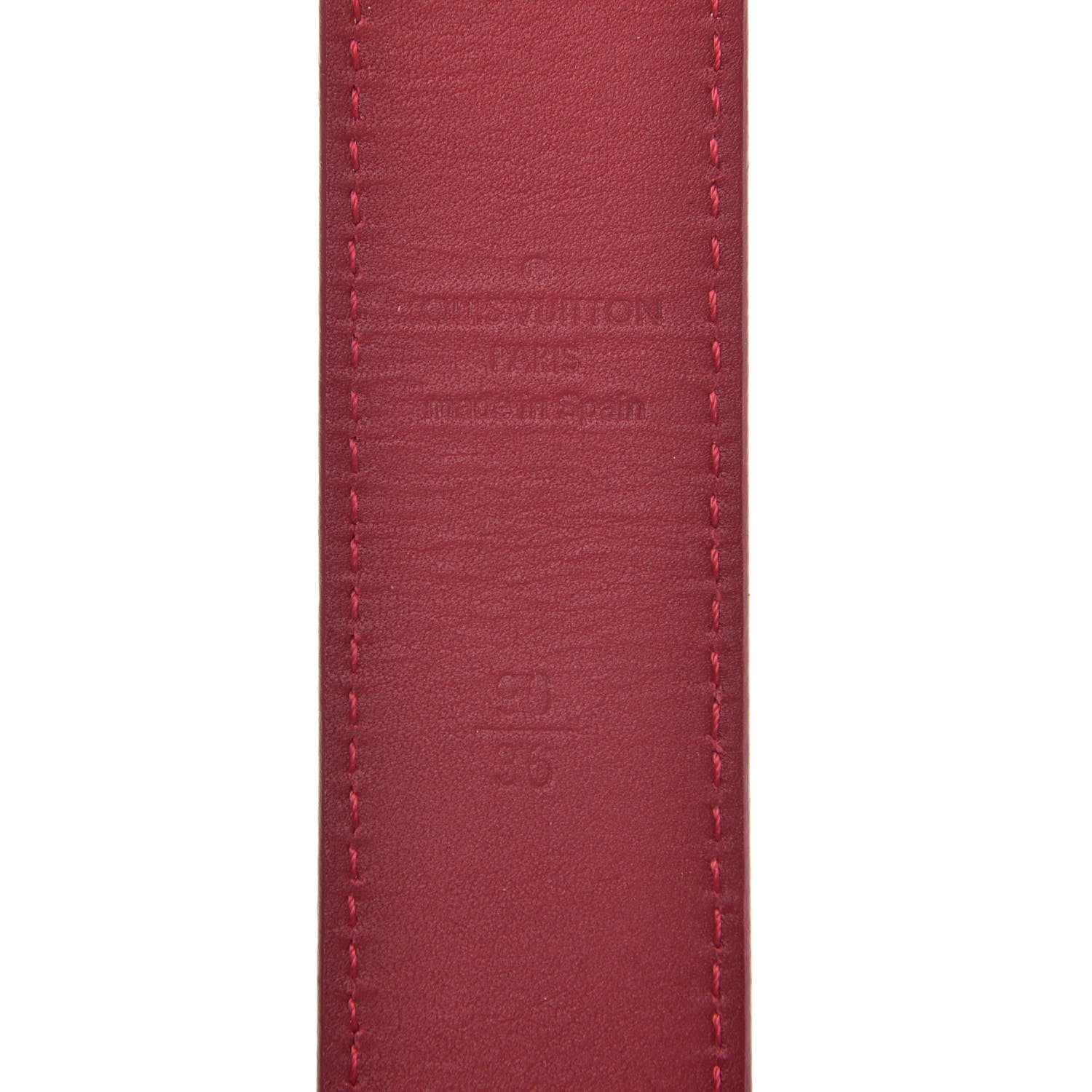 Louis Vuitton Monogram Multicolor LV Cut Reversible Belt 90 36 White Grenade 3 of 6