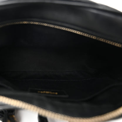Saint Laurent Calfskin Matelasse Monogram Lou Camera Bag Black 5 of 10