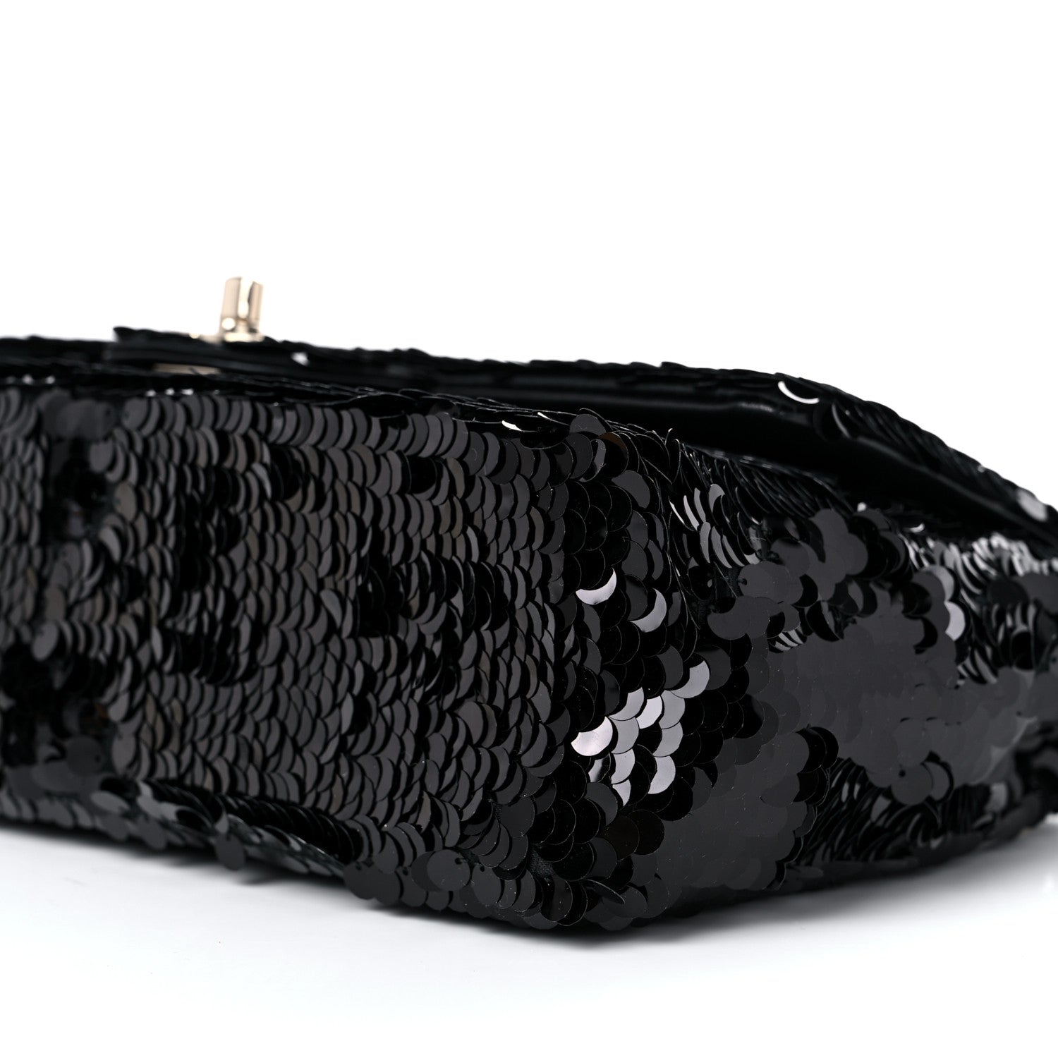 Chanel Sequin Small Single Flap Black 8 of 11