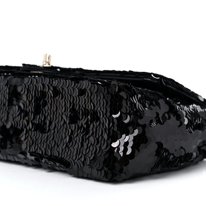 Chanel Sequin Small Single Flap Black 8 of 11
