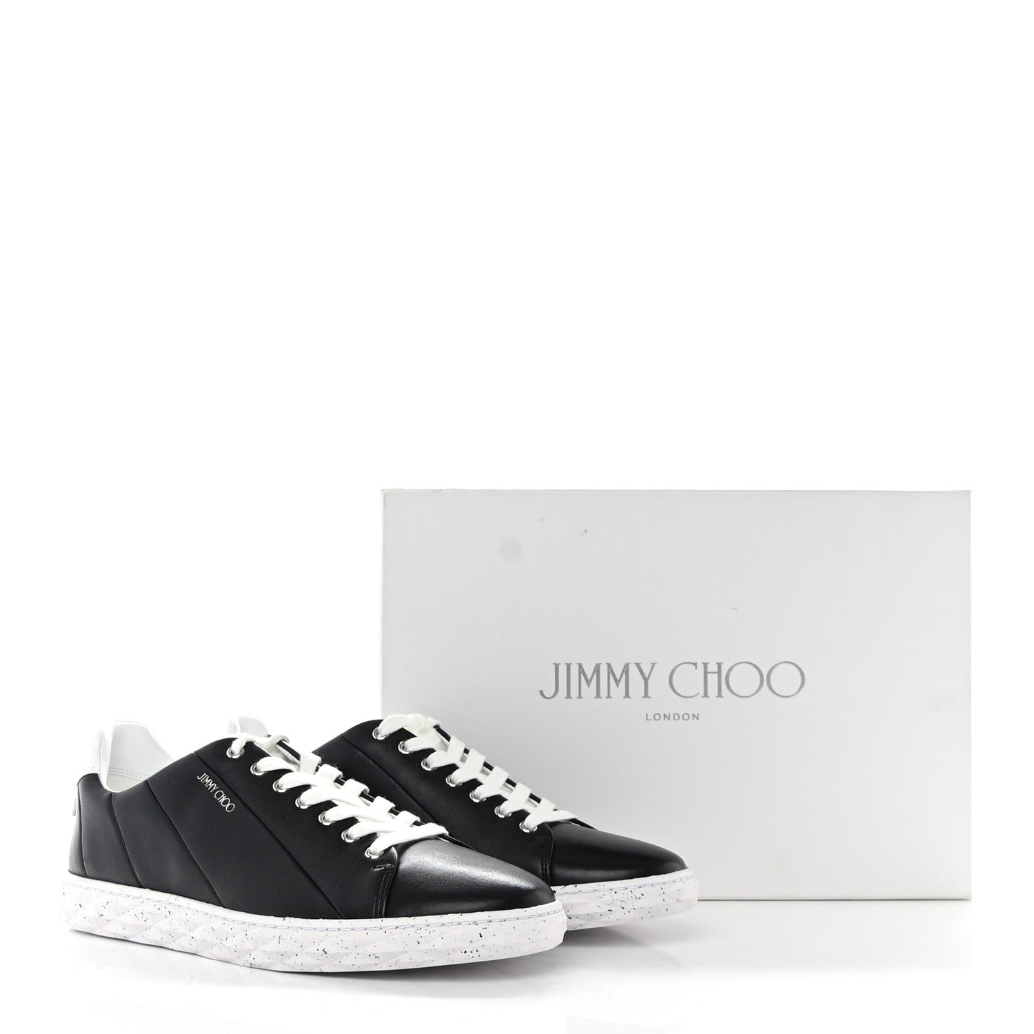 Jimmy Choo Nappa Mens Diamond Light Sneakers 43.5 Black 9 of 9