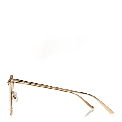 Cartier Panthere De Cartier Cat Eye Sunglasses Gold 3 of 7