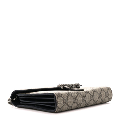 Gucci GG Supreme Monogram Mini Dionysus Chain Wallet Beige Black 4 of 14