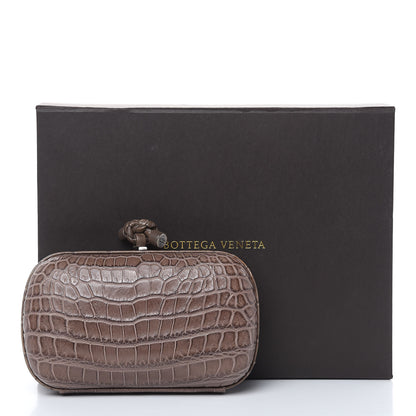 Bottega Veneta Crocodile Knot Clutch 9 of 9