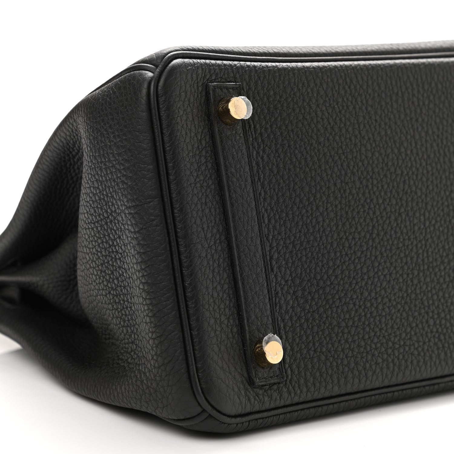 Hermes Togo Horseshoe Birkin 30 Black Rouge Grenat 9 of 11