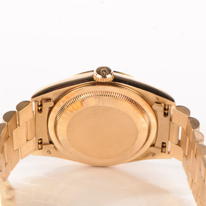 Rolex 18K Yellow Gold Diamond 36mm Oyster Perpetual Day-Date President Watch Champagne 18238 8 of 10
