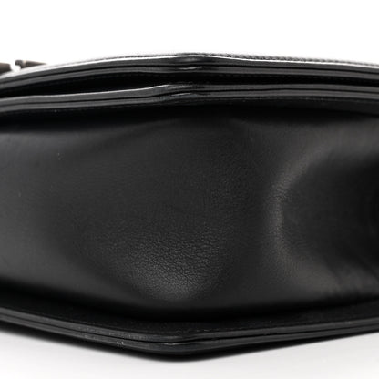 Chanel Lambskin Chevron Quilted Medium Boy Flap Black 10 of 13