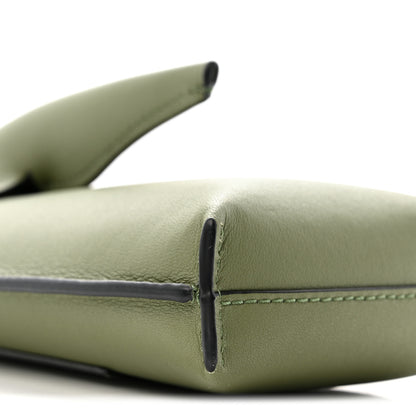 Loewe Calfskin Elephant Pouch Crossbody Bag Avocado 9 of 11