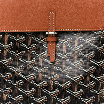Goyard Goyardine Calfskin Mini Alpin Backpack Black Gold 7 of 9