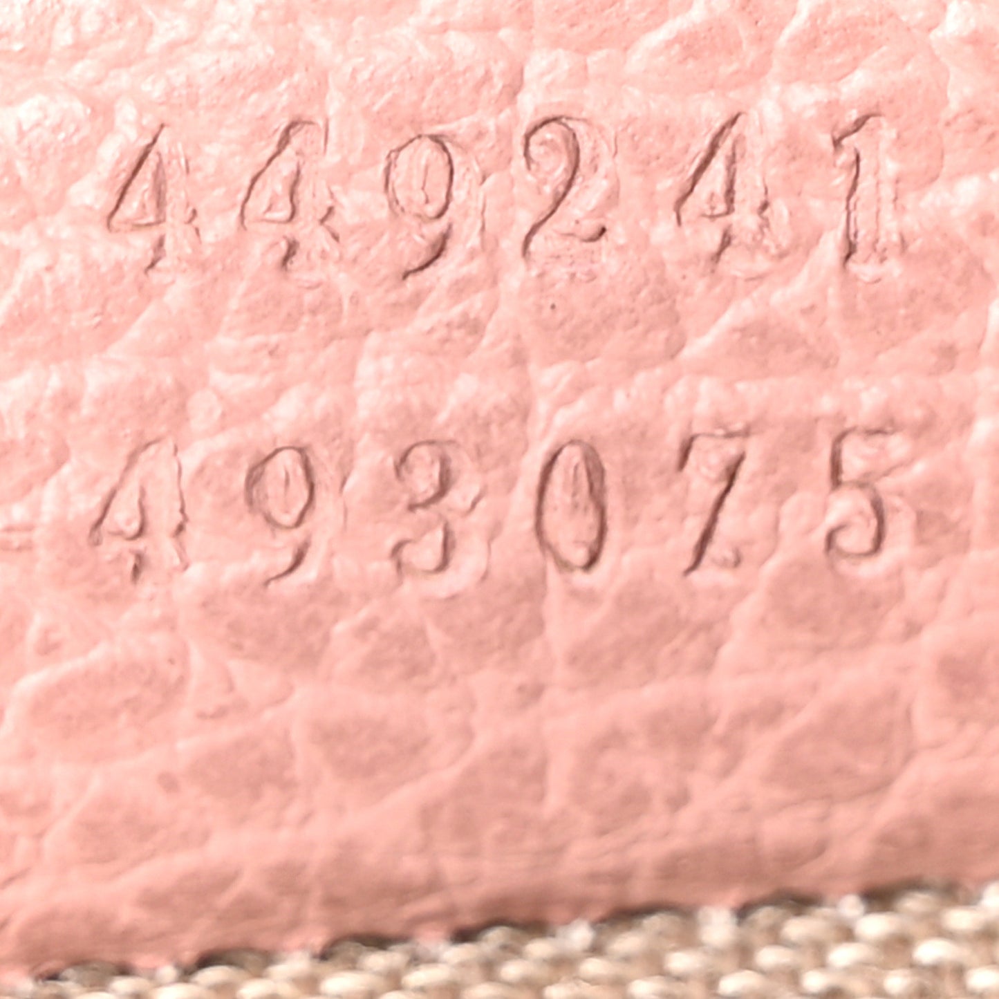 Monogram Small Bree Tote Beige Soft Pink