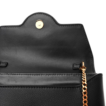 Versace Grained Calfskin La Medusa Chain Crossbody Bag Black 11 of 11