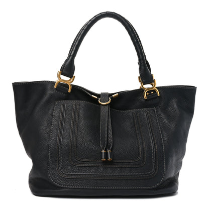 Chloe Calfskin Large New Marcie Tote Black 1 of 10
