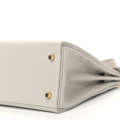 Hermes Evercolor Kelly Retourne 28 Gris Perle 9 of 10
